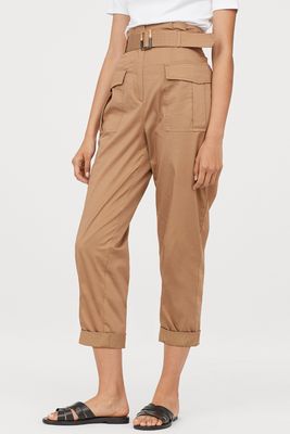 Utility Trousers With A Belt from H&M