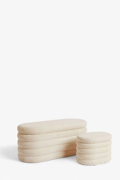 Otis Ottoman And Stool Set