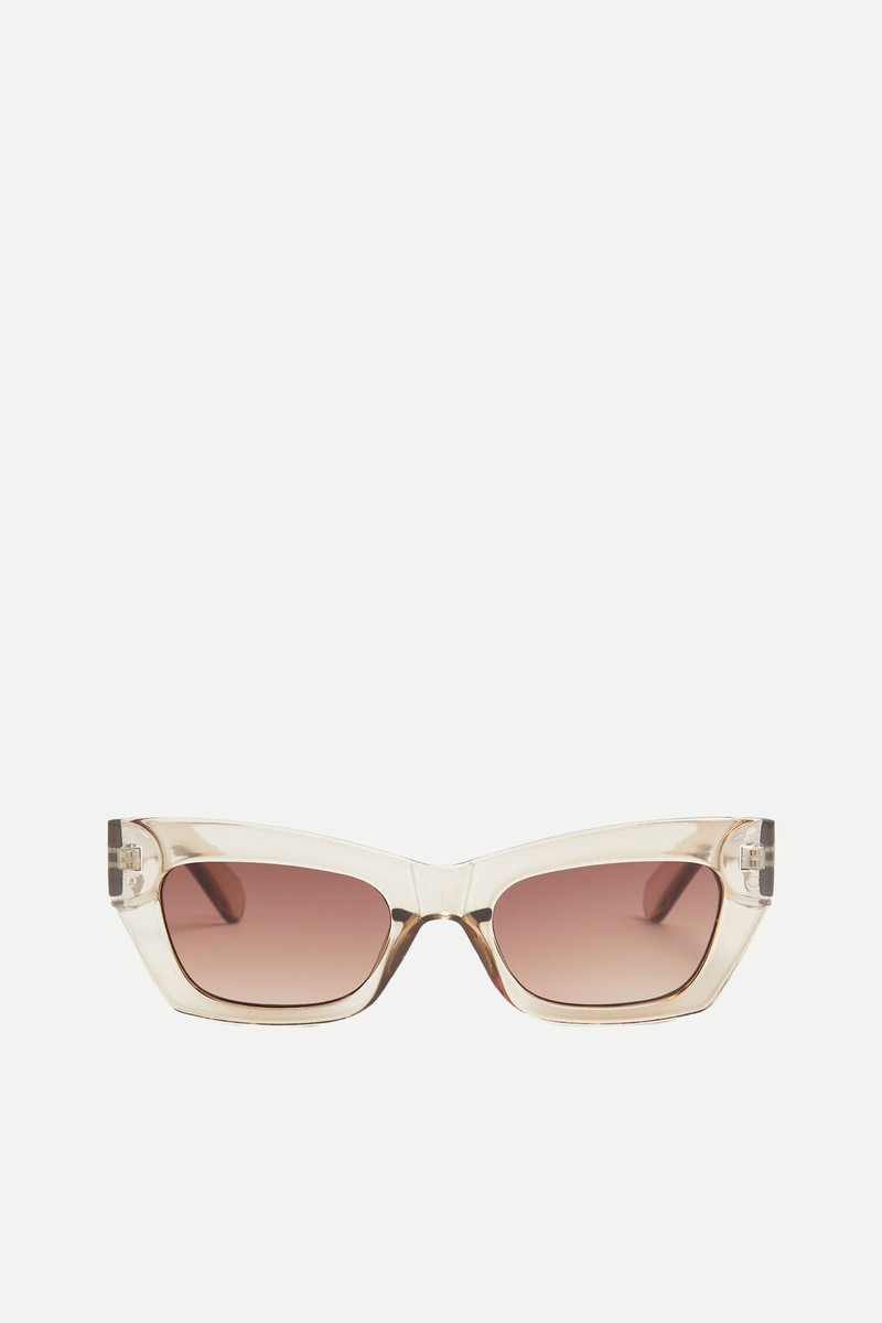 Angular Cat Eye Sunglasses