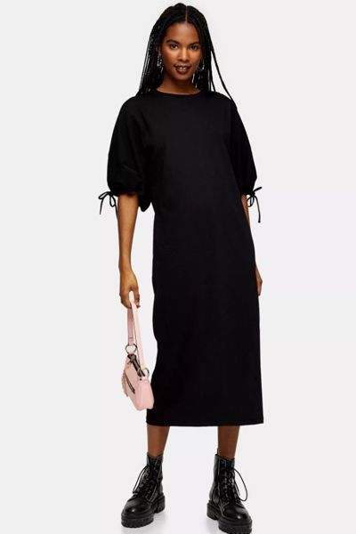 Draw String Midi Dress from Topshop