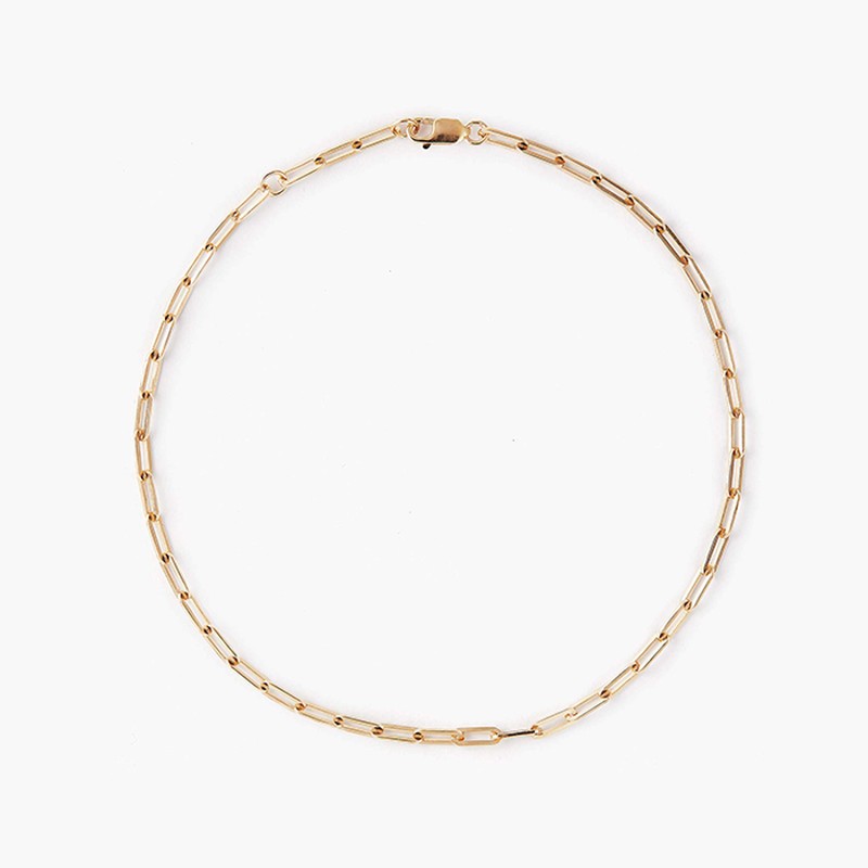 Love Link Gold Chain Anklet from Otiumberg
