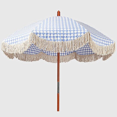 Printed Cotton & Tassel Parasol from Oliver Bonas