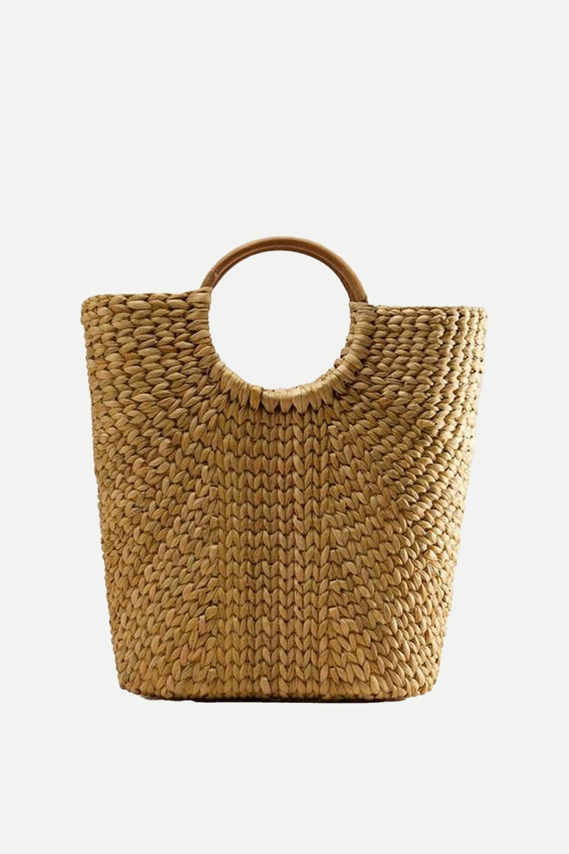 Medium Rattan Tote Bag from Zara