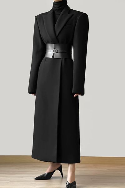 Althea Structured Maxi Coat from Marcéla London