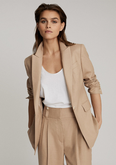 Esther Wool Blend Tailored Blazer