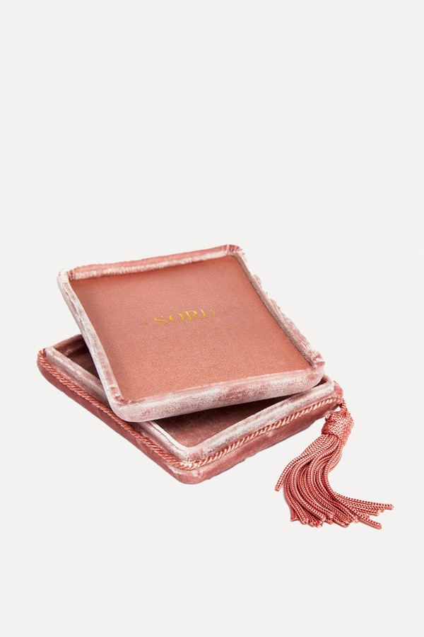 Tasseled Velvet & Silk Soru Box from Soru