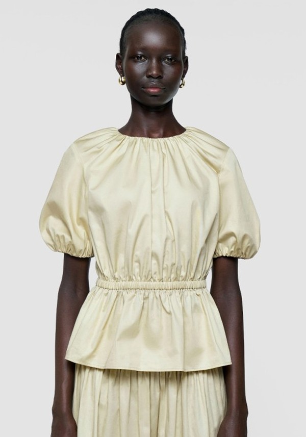 Merlin Cotton Sateen Blouse* 