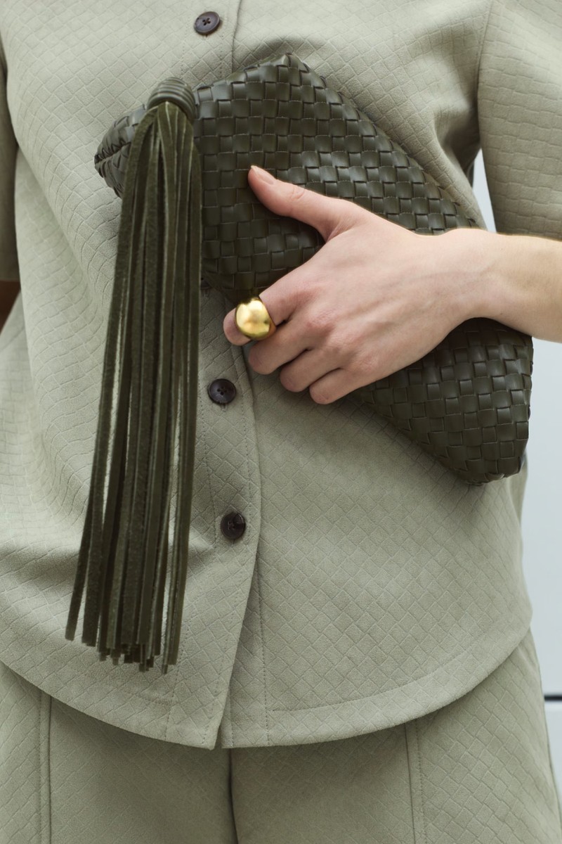 Woven Clutch Bag  from Marks & Spencer