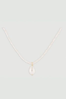 Baroque Pearl & Pearl Necklace from Sandralexandra