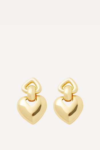 Heart Drop Earrings from Kenneth Jay Lane