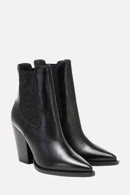 Theo 95 Leather Ankle Boots from Saint Laurent
