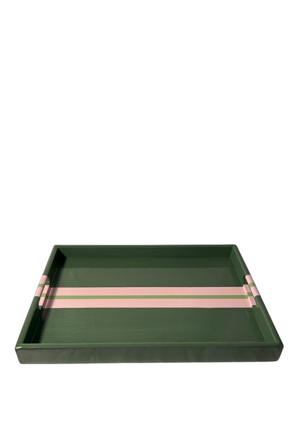 Striped Coffee Table Tray from Maison Flâneur