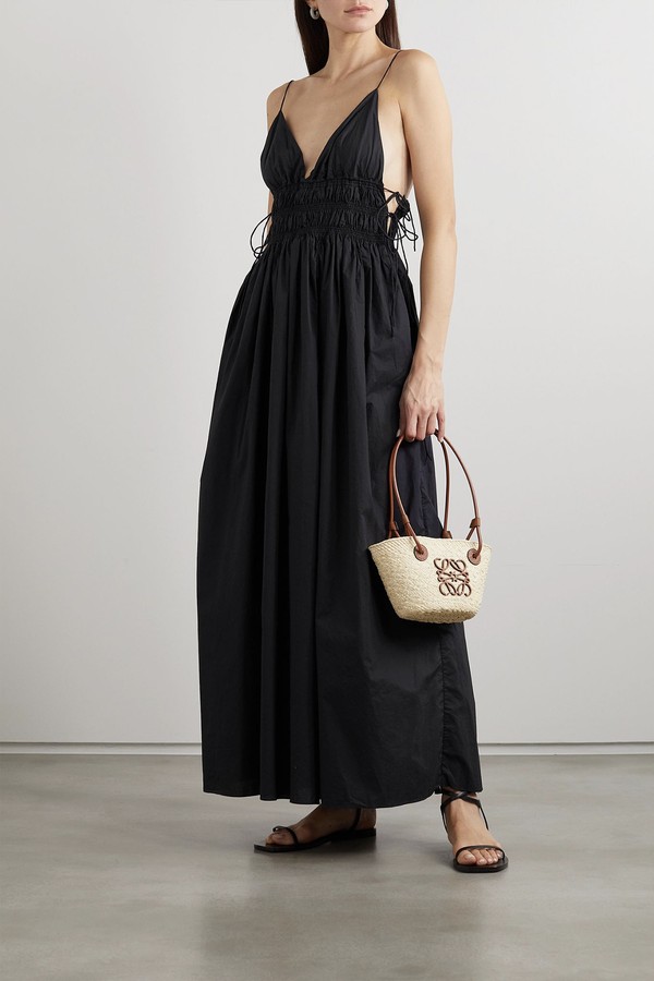 Tie-Detailed Maxi Dress