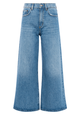 Vintage Piper Recycled Cropped Wide Leg Jeans