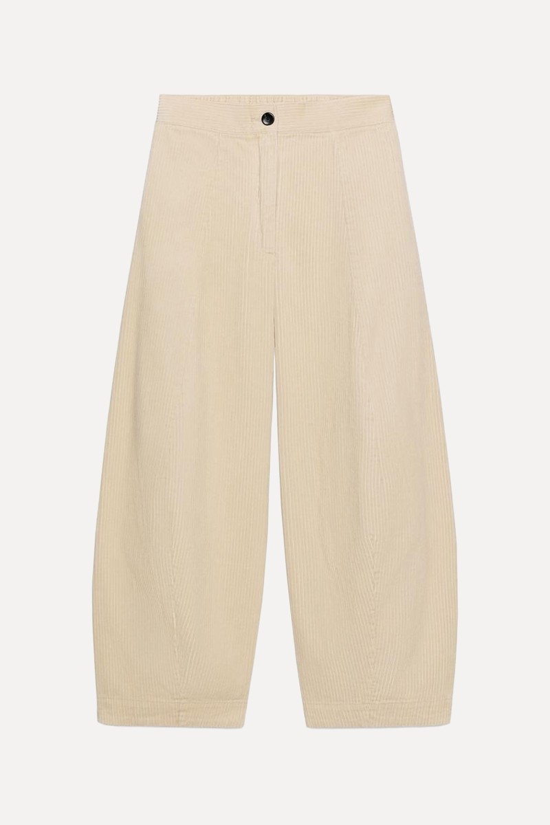 Barrel Corduroy Trousers