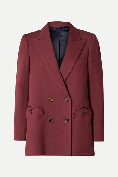 Everyday Double-Breasted Grain De Poudre Blazer  from Blazé Milano 