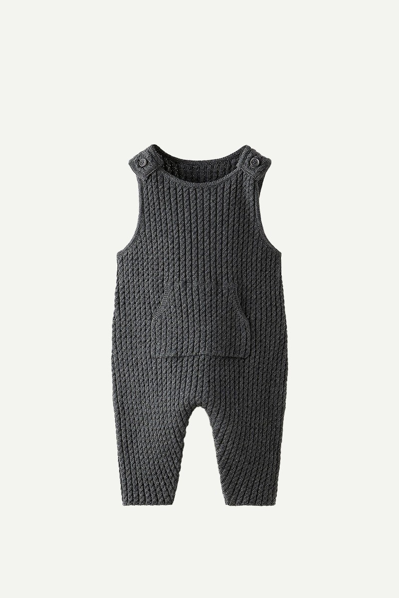Cable-Knit Dungarees from Zara