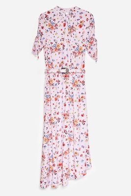 Floral Dress With Belt from Uterque