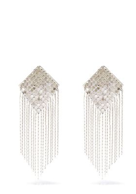 Fringed Chainmail Clip Earrings from Etro