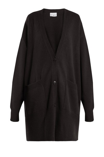 Long Line Cashmere Grandad Cardigan from Raey