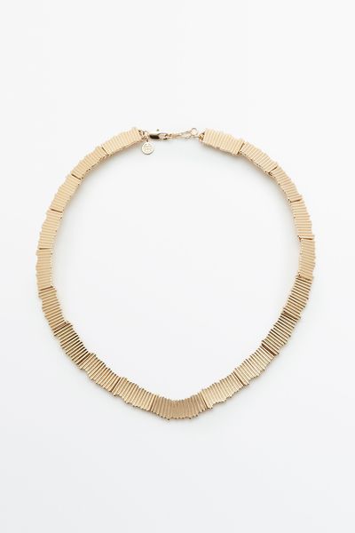 Gold-Plated Choker Necklace from Massimo Dutti