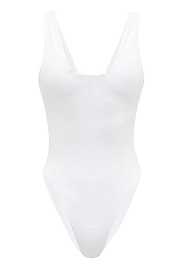 Monaco Square-Neck Swimsuit from Dos Gardenias