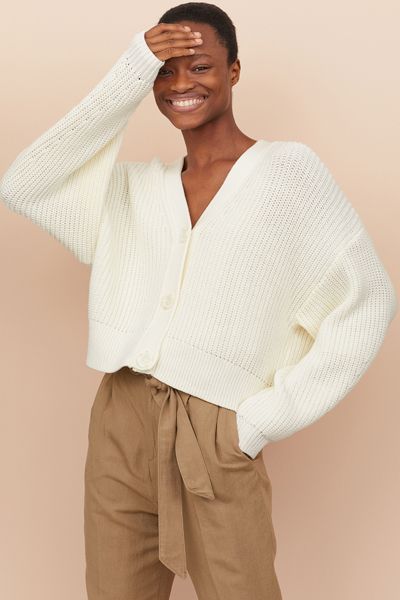 Rib-Knit Cardigan from H&M