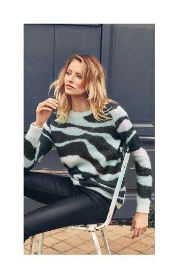 Fluffy Zebra Jumper, £125