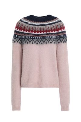 Intarsia Mohair-Blend Sweater from Markus Lupfer