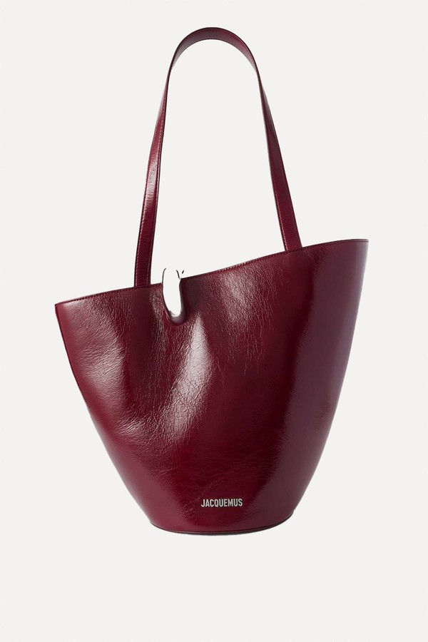 Le Bambola Moyen Embellished Crinkled-Leather Bag from JACQUEMUS