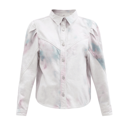 Leona Tie-Dyed Denim Shirt, £435 | Isabel Marant Etoile