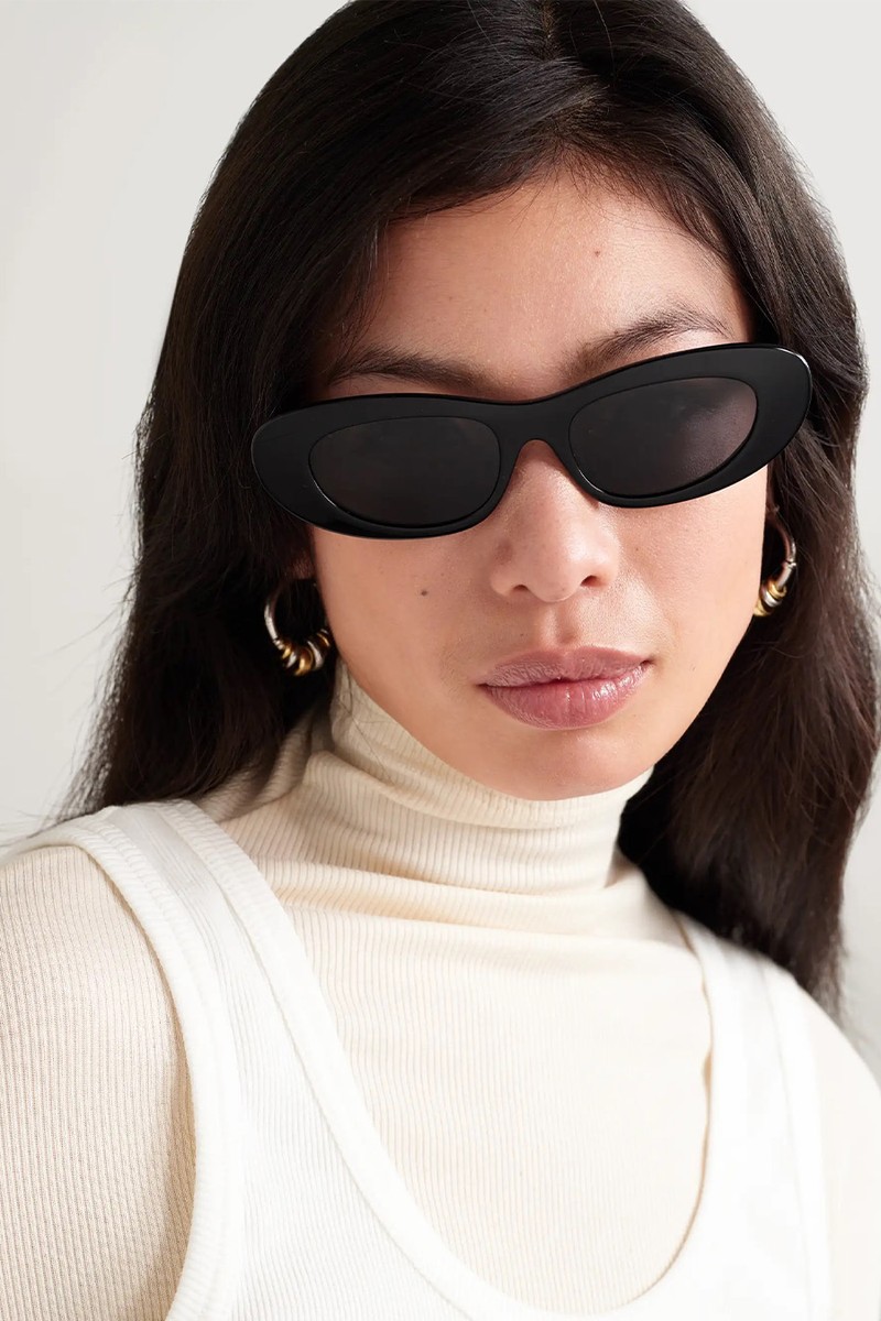 Cat-Eye Acetate Sunglasses from Celine Eyewear