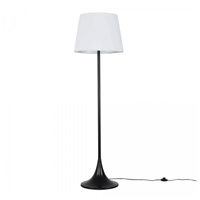 Row Slim Floor Lamp With White Aspen Shade from Iconic Lights