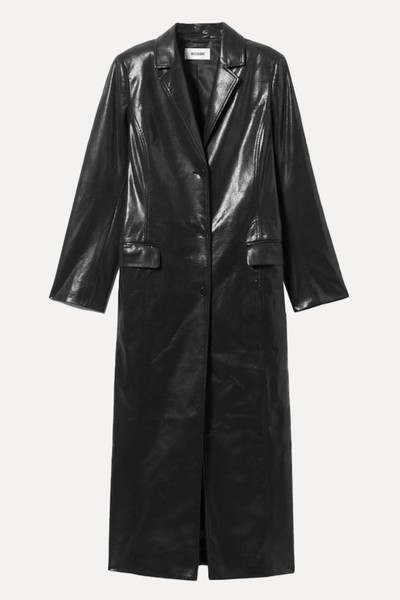 Nancy Faux Leather Coat from Weekday