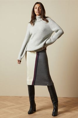 Glowti Knitted Wool Skirt