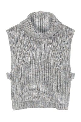 Grey Sleeveless Wool-Blend Jumper from Isabel Marant Etoile