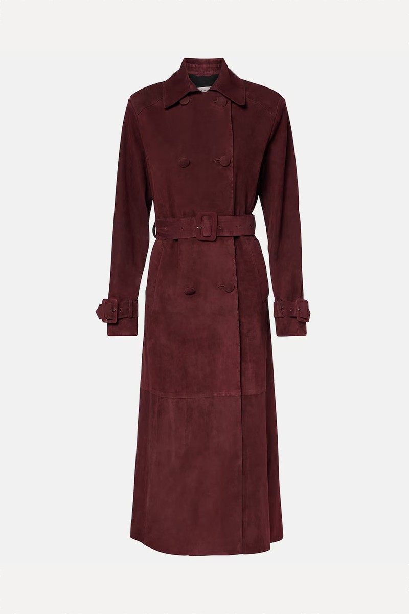 Tate Everyday Suede Trench from Nour Hammour