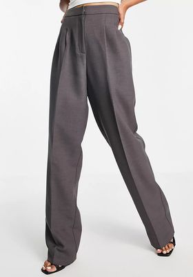 Masculine Suit Trouser With Elasticated Waist from ASOS Design 