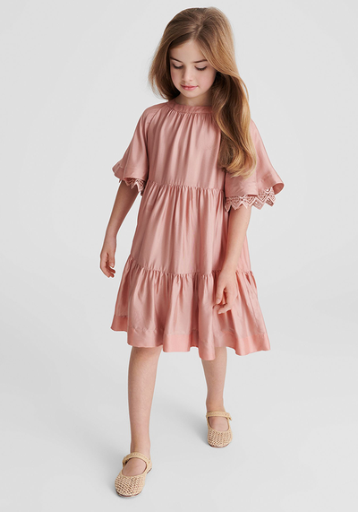 Alivia Lace Sleeve Dress