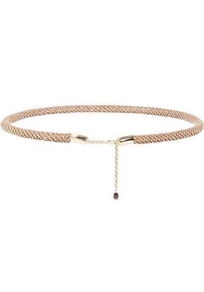 Denise Crystal-Embellished Gold-Tone Belt from Chloé