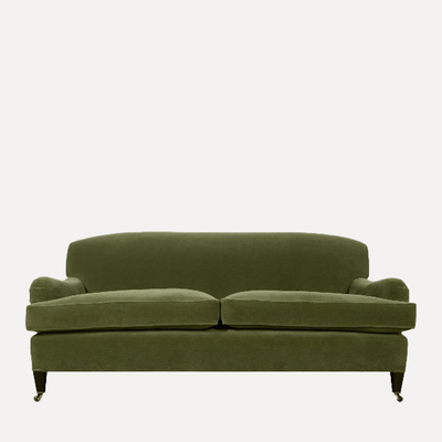 198cm Medium Standard Arm Signature Sofa With Straight Top Whole Back from George Smith