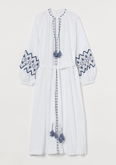 Embroidered Kaftan Dress from H&M