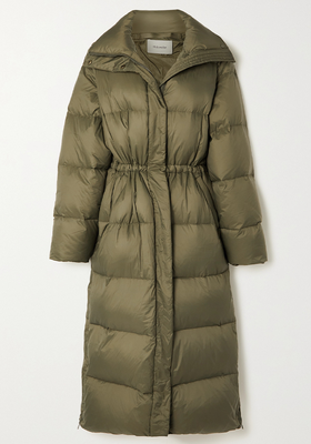 Skogshorn Quilted Recycled Shell Down Coat from Holzweiler