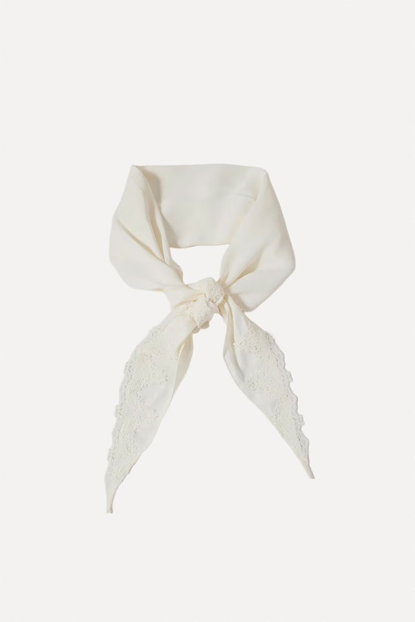 Lace Trim Scarf from Mint Velvet