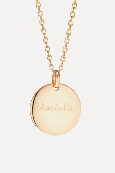 Personalised Signature Disc Necklace