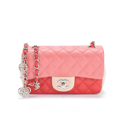 Tai-Colour Valentine Small Classic Flap Bag from Chanel