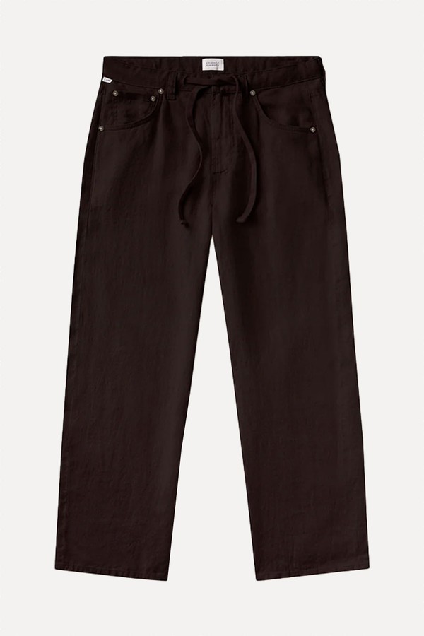 Brynn Drawstring Linen Trousers from Citizens Of Humanity
