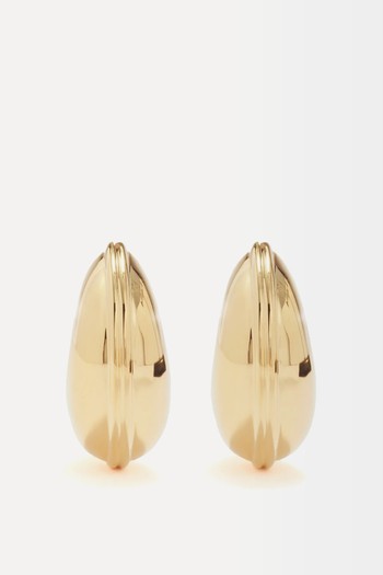 Ridged 18kt Gold-Plated Earrings from Missoma