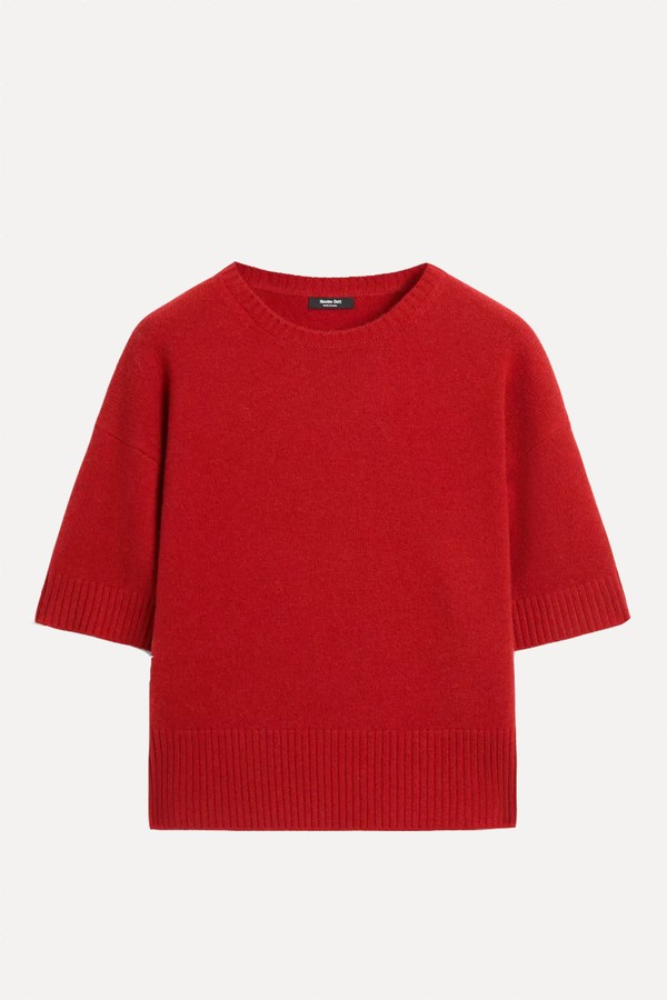 Wool Blend Crew Neck Sweater from Massimo Dutti 
