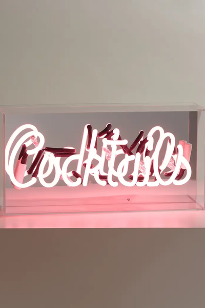 Cocktails Neon Sign from Oliver Bonas